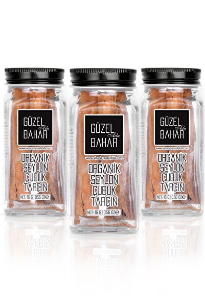 Güzel Ada Gıda Organik Seylon Çubuk Tarçın 3x16 gr