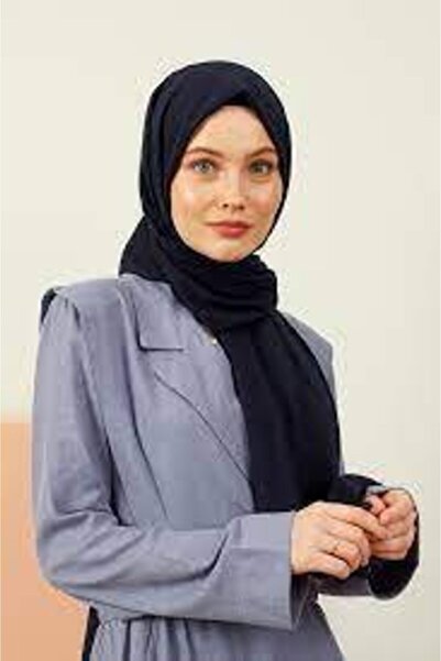 Sedef Navy Blue Shawl Jazz - 70x200