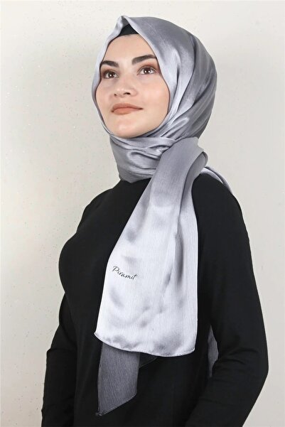 ALLURİNG Janjan Abiye Şal Gümüş