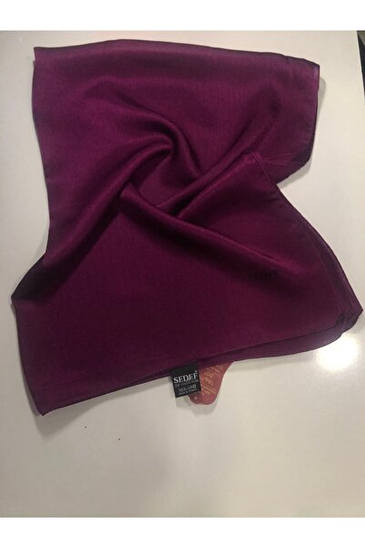 Sedef Eggplant Purple Janjan Shawl Evening Dress - 70x200