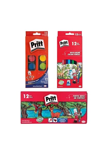 Pritt PRİTT 3'lü Boya Seti Büyük Boy