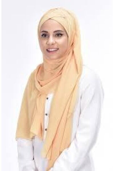 Sedef شال شيفون 70x200 - سلمون