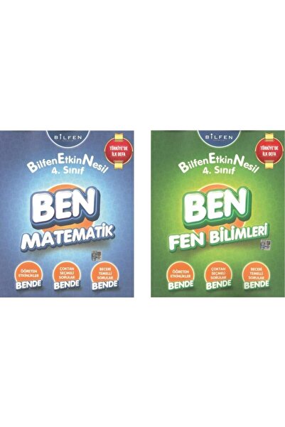 Bilfen Yayıncılık Bilfen 4.sınıf Ben Serisi Matematik-fen Bilimleri Set