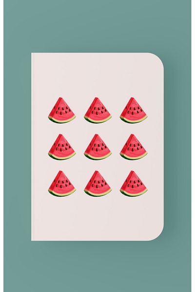 Dava Adamı Yayınları A6 Lined Palestinian Watermelon Mini Notebook