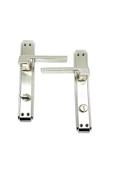Sofuoğlu Anka/anka Mirrored (WC) Door Handle Nickel Satin (RIGHT)