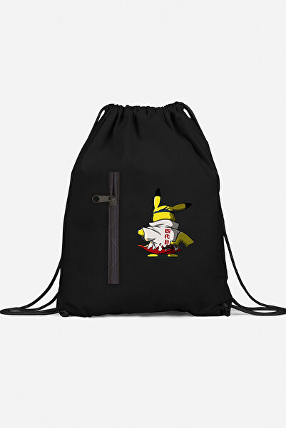 herotasarım حقيبة ظهر رياضية نينجا بيكاتشو بجيب bll4404