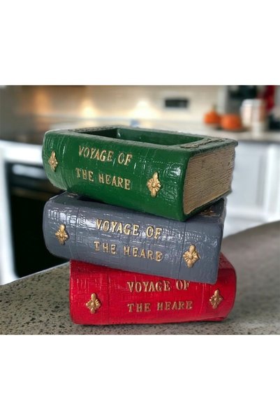 evdeki atölyem Büyük Boy Kitap Saksı 1 Adet