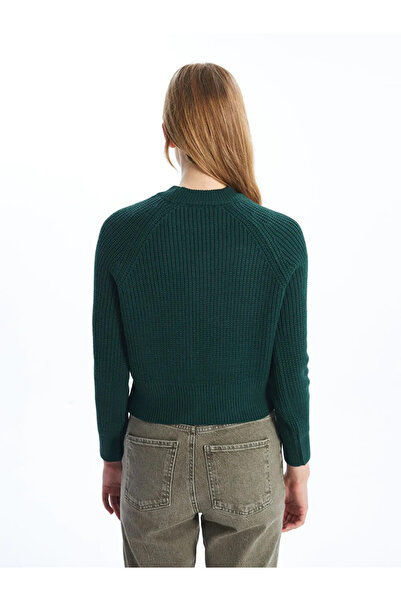 LC Waikiki Crew Neck Solid Long Sleeve Women's Knitwear Sweater - W4Fs30Z8