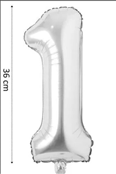 Çınar Aksesuar 1 yaş balon - doğum günü balonu - bebek parti balon