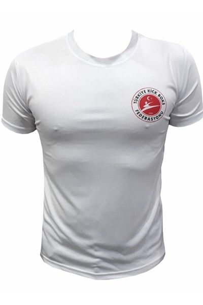 RAUNDHOUSE White Kickboxing Shorts + Kickboxing T-Shirt - Set of Two
