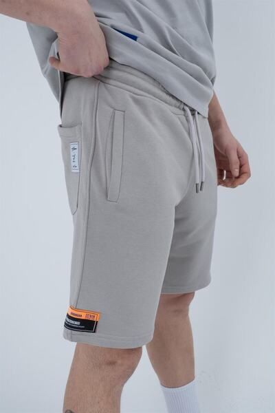 HYPERS Basic Gray Regular Fit Men's Shorts