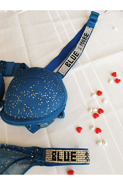 KEMSON Σετ σουτιέν με στήριγμα Underwire Double Push Up Stone Σέξι εσώρουχα με προίκα