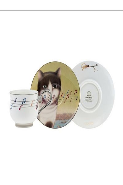 Karaca Unicef Varol Yaşaroğlu - Gürbüz Doğan 2-person Coffee Cup Set 90 Ml