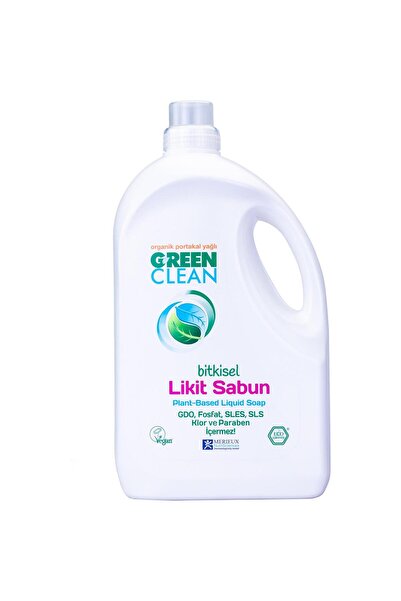 Green Clean صابون سائل عشبي بزيت البرتقال 2750 مل