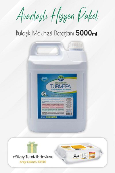 Turmepa 100' Gel Dishwasher - Surface Cleaning with Detergent and Soap