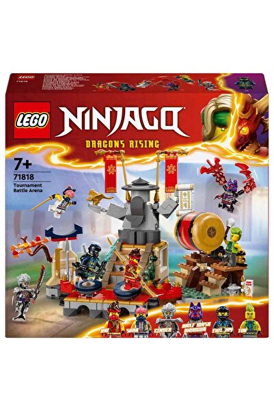 LEGO NINJA GO Turnuva Savaş Arenası 71818 – 7 Yaş ve Üzeri İçin 6 Minifigür İçeren Yaratı