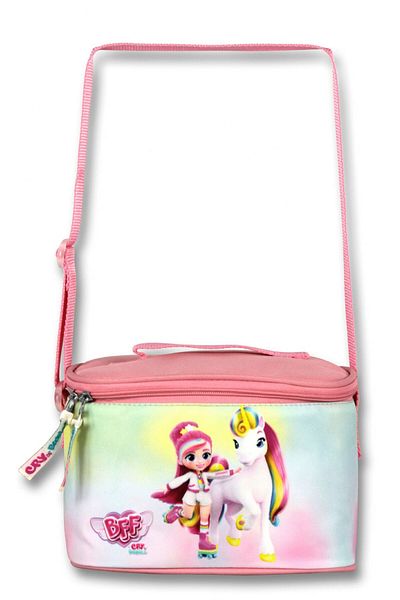 ÜMİT ÇANTA Pink Girl's Cry Babies Rainbow Thermal Insulated Lunch Box and Pen Holder Set