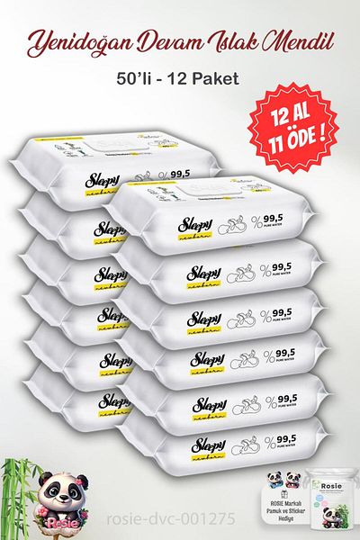 Sleepy ROSIE BUY 12 GET 11 Sleepy Newborn Baby Care Towels - 40 pcs
