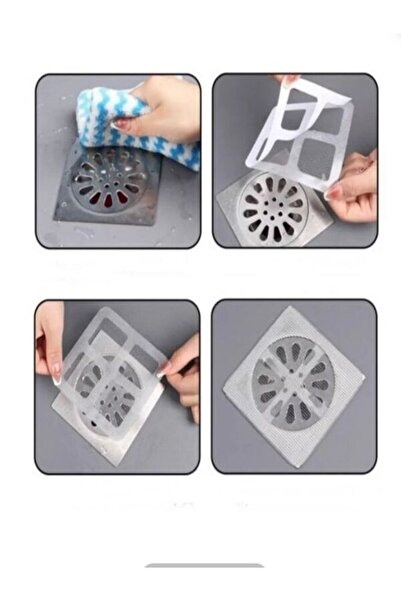 DMR 10'lu Lavabo Süzgeci, Banyo Gider Süzgeci, Kıl Tüy Süzgeci, Tüy Toparlayıcı