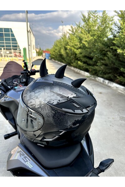 Butik Motor & Motosiklet Ejderha Görünümlü Kask Dış Aksesuar