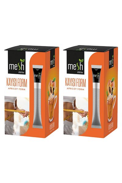 Mesh Stick 2 Pack Apricot Form Tea and Herbal Tea with Apricots - in Between