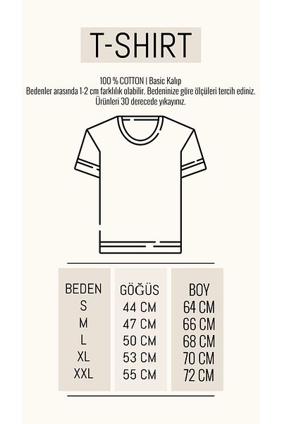 LUXORD Μαύρο Unisex Basic T-Shirt - Κείμενο τυπωμένο
