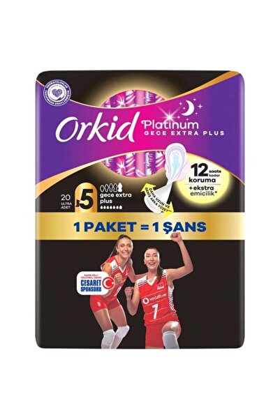 Orkid Orkıd Platınum Gece Ekstra Plus 20 Adet Olimpiyat