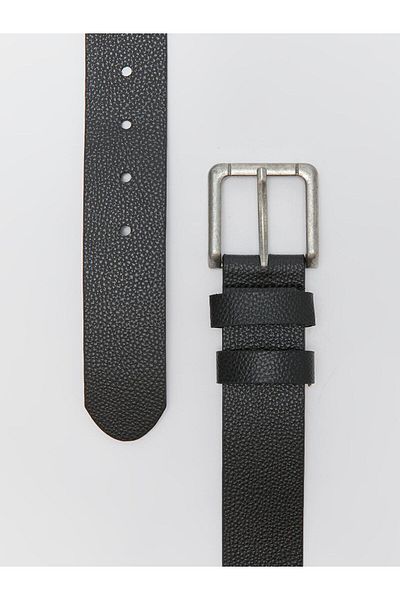 LC Waikiki Lcw Accessories - Black Leather Men's Belt