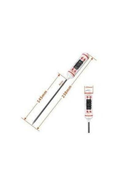 sema karakoç TP101 ميزان حرارة الطعام السائل واللحوم والماء - مقياس درجة الحرارة