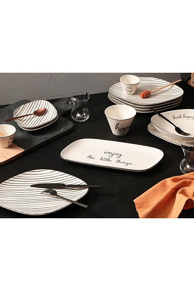 Porland Hope 13 Pieces - 6-person Breakfast Set with Writing