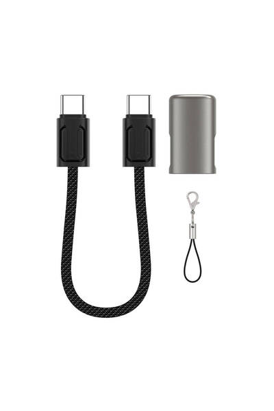 Charging Cable Wiwu Wi-C040  Compatible  Concise Series Type-C to Type-C Fast Charging Feature 100W 15cm Black