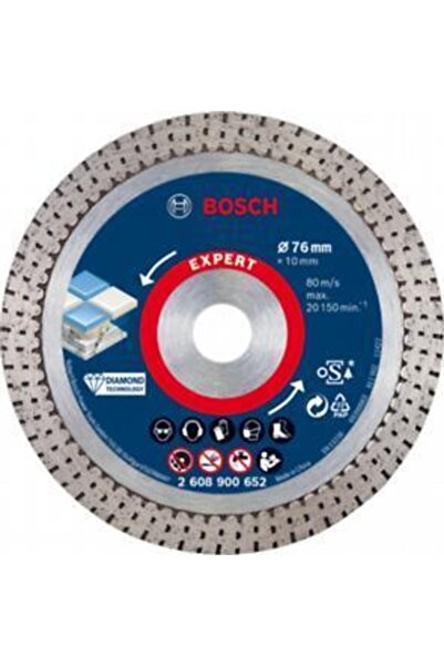Bosch Elmas Kesme Disk Hard Ceramic 76mm 2.608.900.652