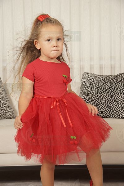 neocotton Flexible and Cherry Tulle Lined Dress