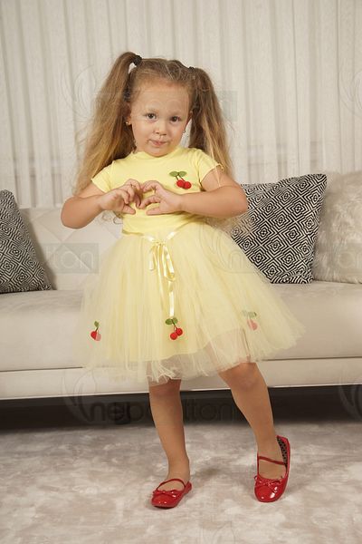 neocotton Rochie căptușită din tul elastic și cireș