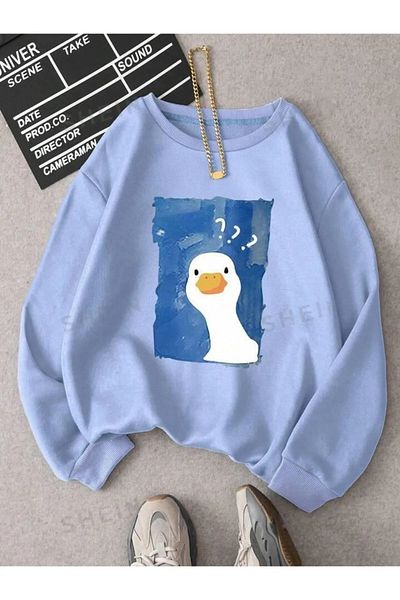 npLStore Детски суитшърт с голям размер - с щампа