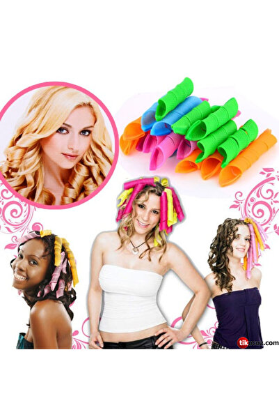 Tahtakale Dünyası Practical Curler Set - Hair Curlers for Hair Styling Curlin...