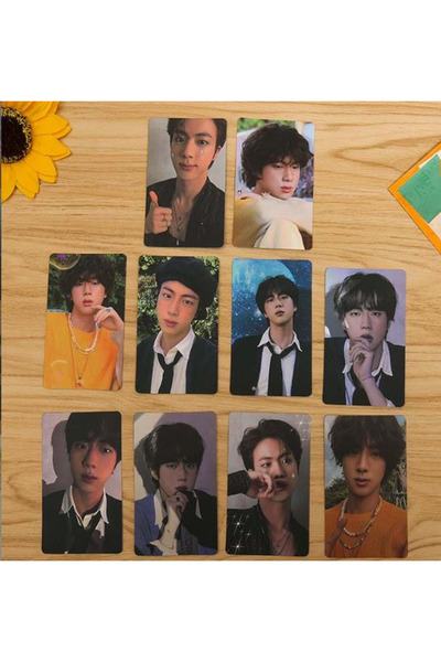 SF SCRAPBOOK KIRTASİYE BTS Jin set od 10 foto kartica - Uvezeni proizvod