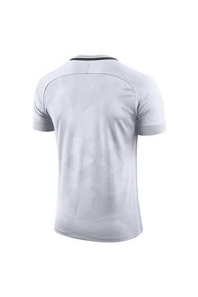 Nike Λευκή ανδρική φανέλα ποδοσφαίρου - M Dry Chalng ii Jsy Ss 893964 -100