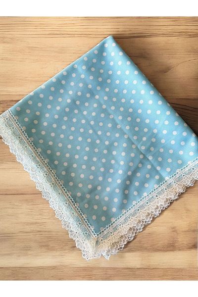Dantelux Polka Dot Patterned Stain Resistant Tablecloth - Size 140X175, Picnic and Table Cloth