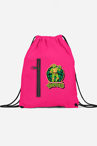 herotasarım حقيبة ظهر رياضية للسلاحف النينجا مع جيب bll4442