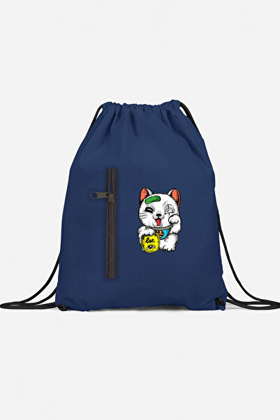 herotasarım Αθλητικό σακίδιο πλάτης με τσέπη για γατάκια bll4494