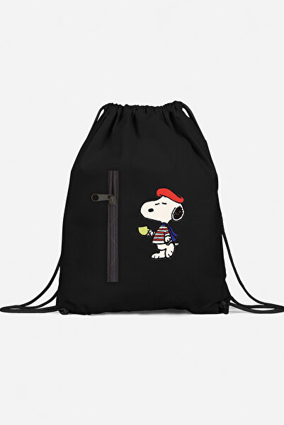 herotasarım Αθλητικό σακίδιο πλάτης Sanatçı Snoopy με τσέπες bll4517