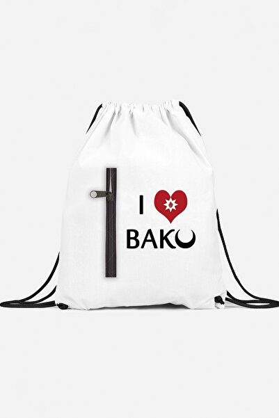 herotasarım Αγαπώ το αθλητικό σακίδιο πλάτης Baku με τσέπες bll4597