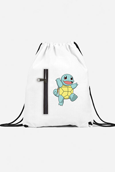 herotasarım حقيبة ظهر رياضية بوكيمون سكويرتل مع جيوب bll4615