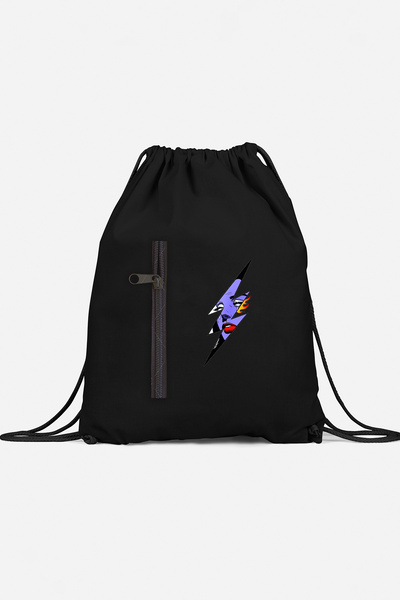 herotasarım Rucsac sport Pop Art cu buzunare bll4638