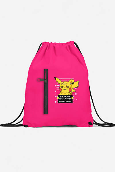 herotasarım Rucsac sport Pikachu cu buzunare bll4749