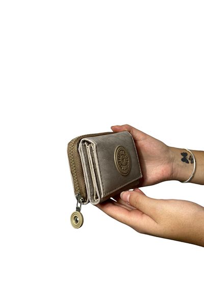 Gloria Ecrous Women - Crinkle Small Size Hand and Pocket Wallet