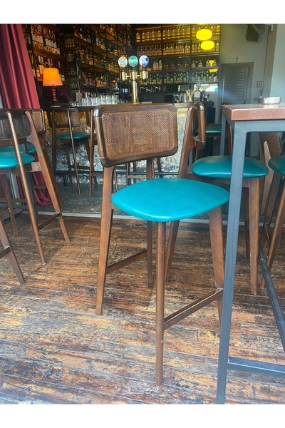 Alaylı Mobilya Koltuk Döşeme Zion (2 ADET) Bar Sandalyesi - Ada Bar Sandalyesi