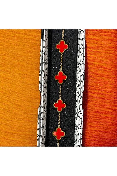 STİLBOX Stainless Steel Clover Bracelet