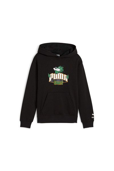 Puma Kids Hanorac sport negru pentru copii